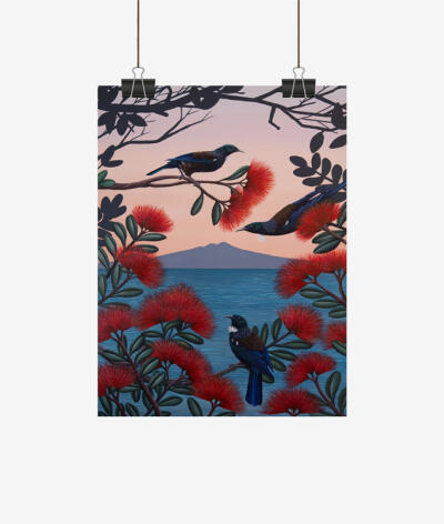 Tui's Feast Arkle's Bay Tea Towel