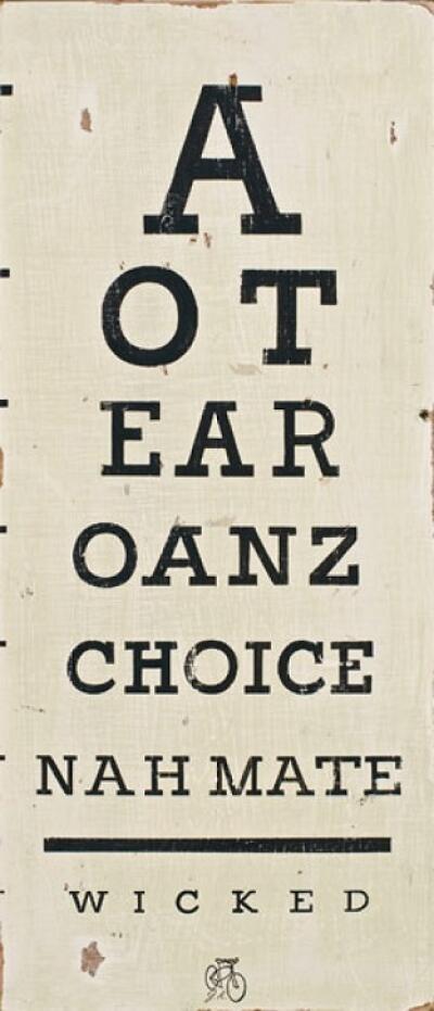 Wicked Eye Chart