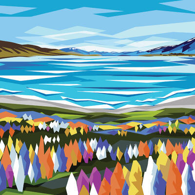 Lake Tekapo Lupins (IM)