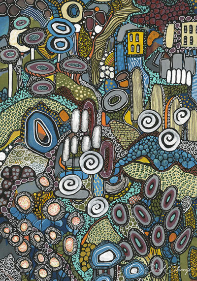 Yellow House On The Hill