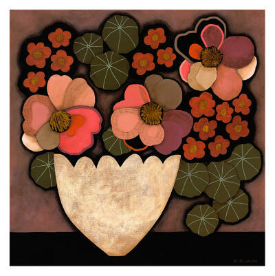 Nasturtiums From The Earth