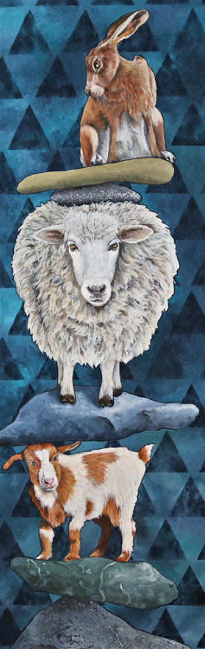 Hares Looking at You Kid