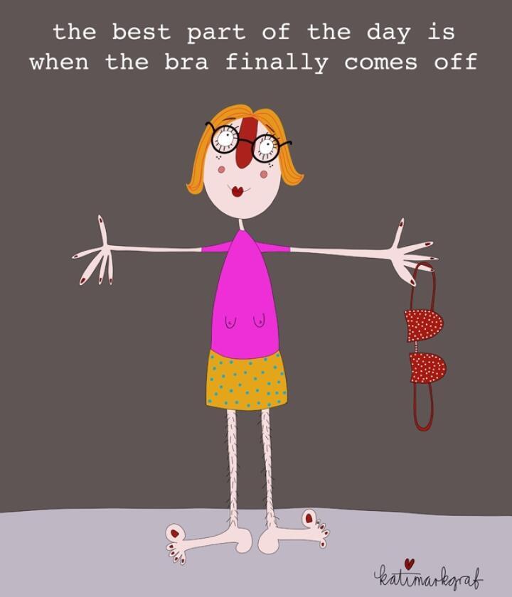 When The Bra Finally Comes Off