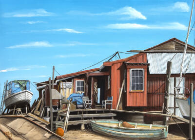 Old Whangateau Boat Yard