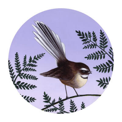 Piwakawaka Of The Ponga (Mini card)