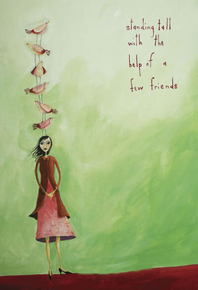 Standing Tall With A Little Help